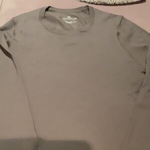 Danish endurance women’s merino wool long sleeved top in grey US M